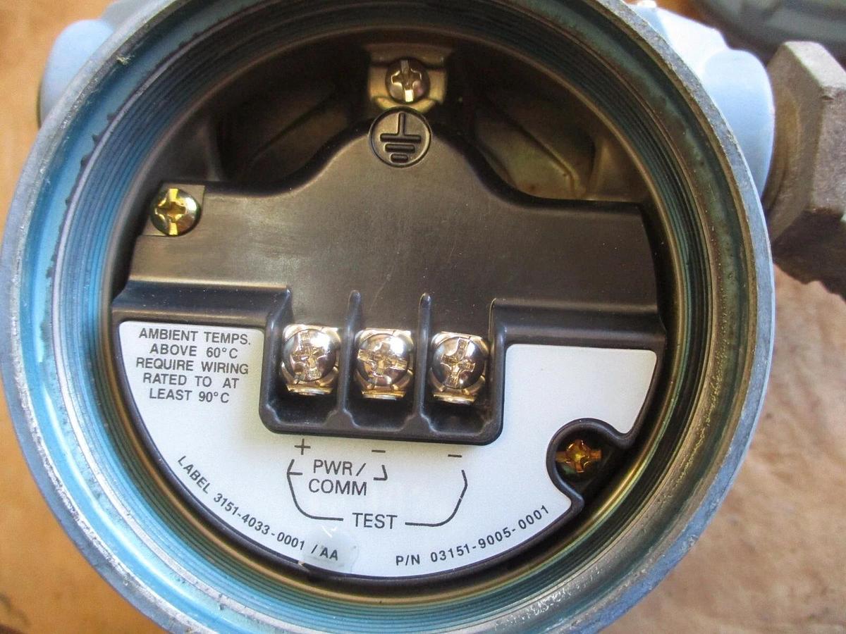 Used ROSEMOUNT 3051 PRESSURE TRANSMITTER, #971143J USED