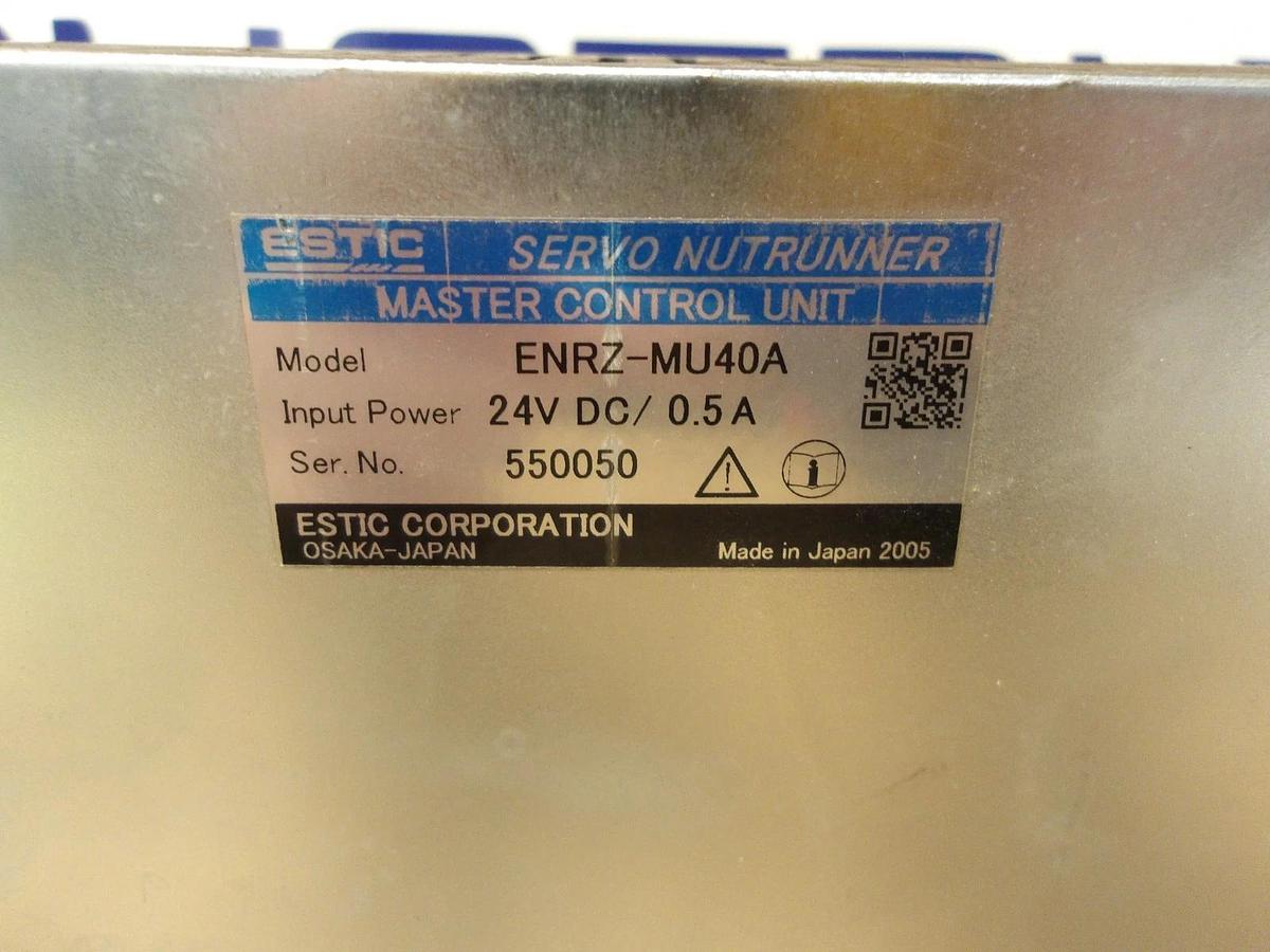 Used ESTIC ENRZ-MU40A MASTER CONTROL UNIT, #15256G USED