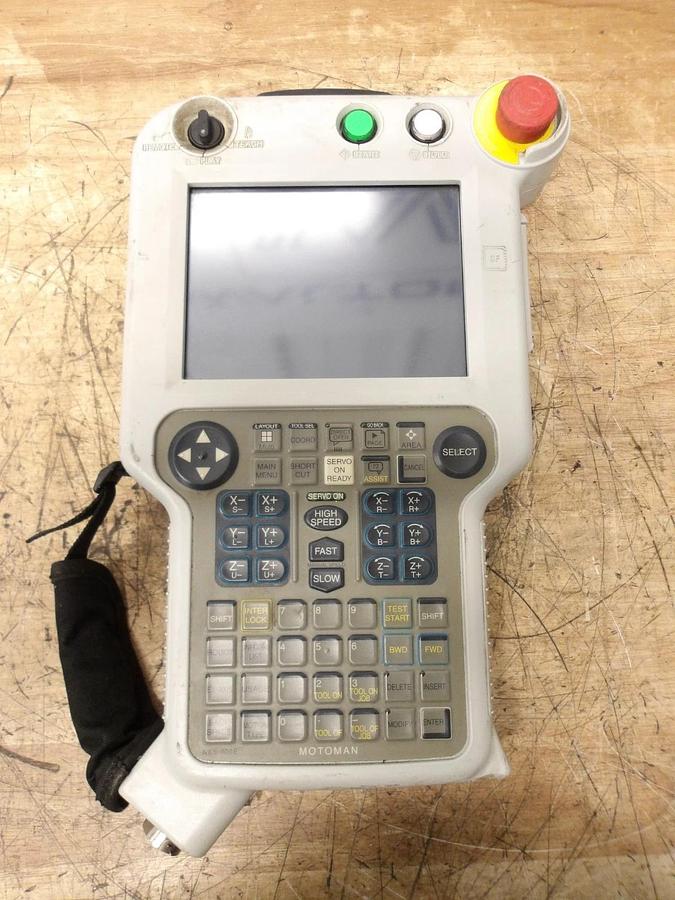 Used YASKAWA JZRCR-NPP01-1 ROBOT TEACH PENDANT, #120949G USED