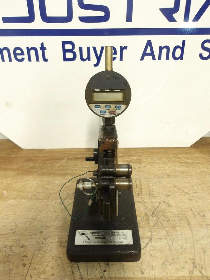Used GREENSLADE X12E-1000 THREADED INSPECTION TOOL, #814209G USED