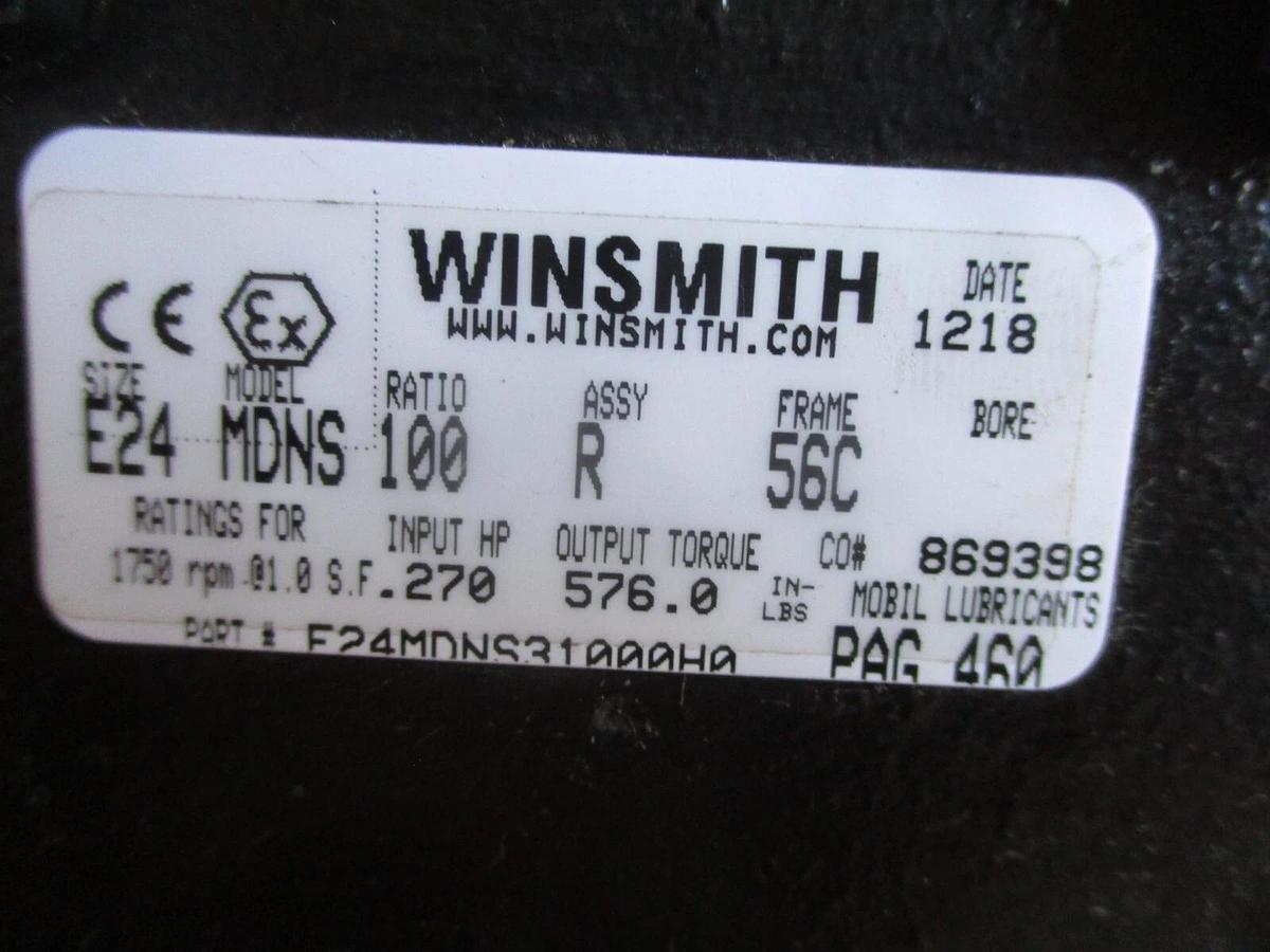 Used WINSMITH E24 SPEED REDUCER, #711956J NEW