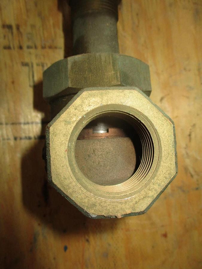Used POWELL BRONZE 1" GLOBE VALVE, #117225J NEW