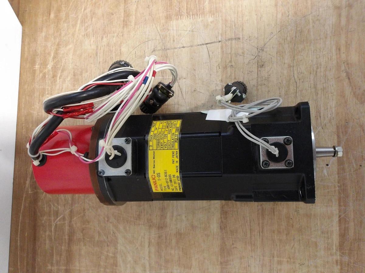 Used FANUC 1-OS AC SERVO MOTOR A06B-0312-B351, #326232G NEW