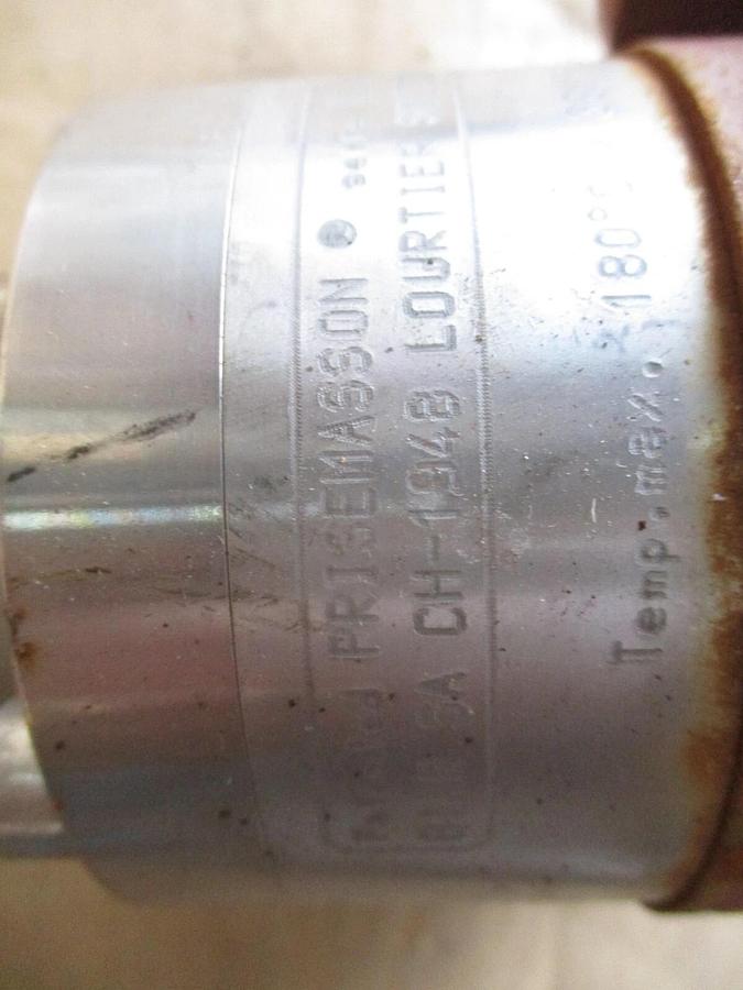 Used PRISEMASSON / BIAR SA 1-1/2" LINDED IRON SAMPLING VALVE CH-1948, #9141226J NEW