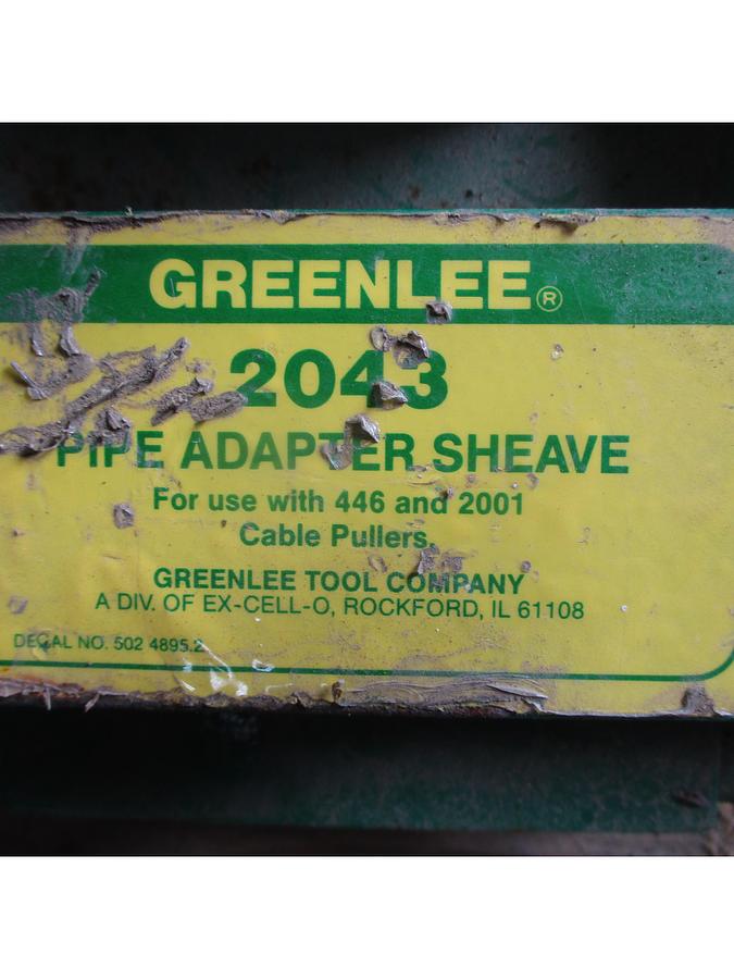 Used GREENLEE EQUIPMENT