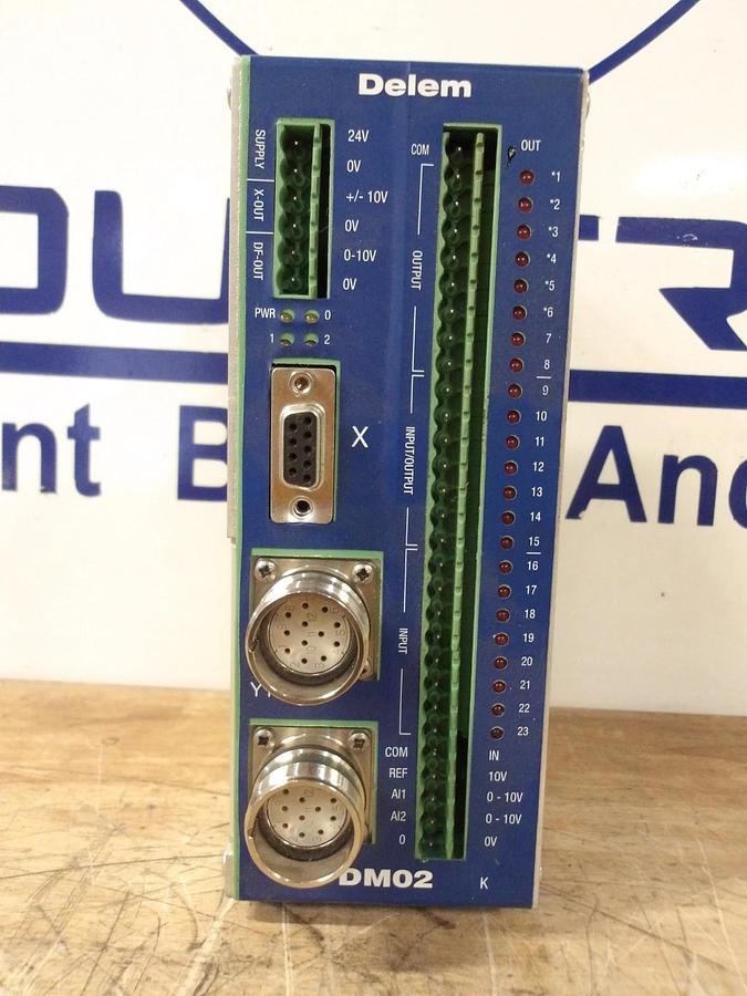 Used DELEM DM02K SERVO DRIVE CONTROLLER, #629918G USED
