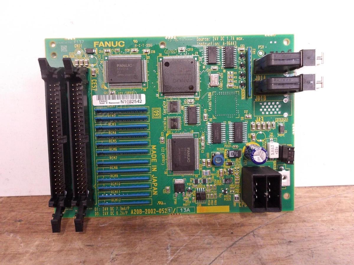 Used FANUC A20B-2002-0521/13A SERVO INTERFACE CIRCUIT BOARD, #5201009G NEW
