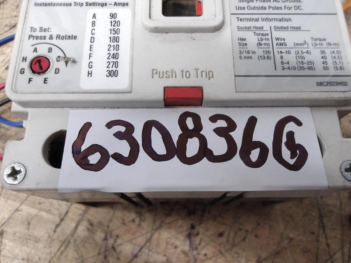 Used ALLEN BRADLEY 30 AMP BREAKER 600VAC/250VDC, #630836G USED