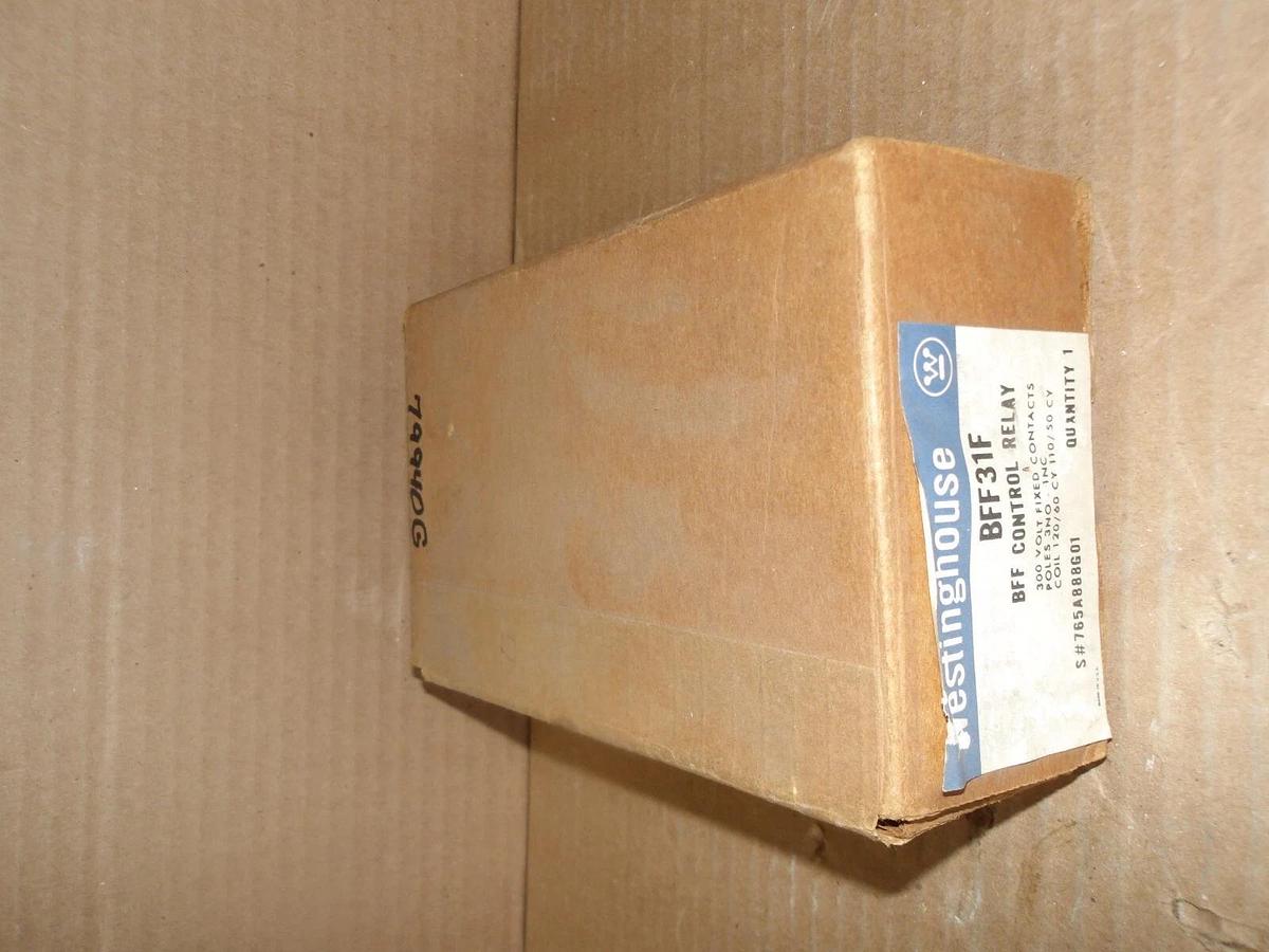 Used WESTING HOUSE BFF31F CONTROL RELAY, #79940G NEW