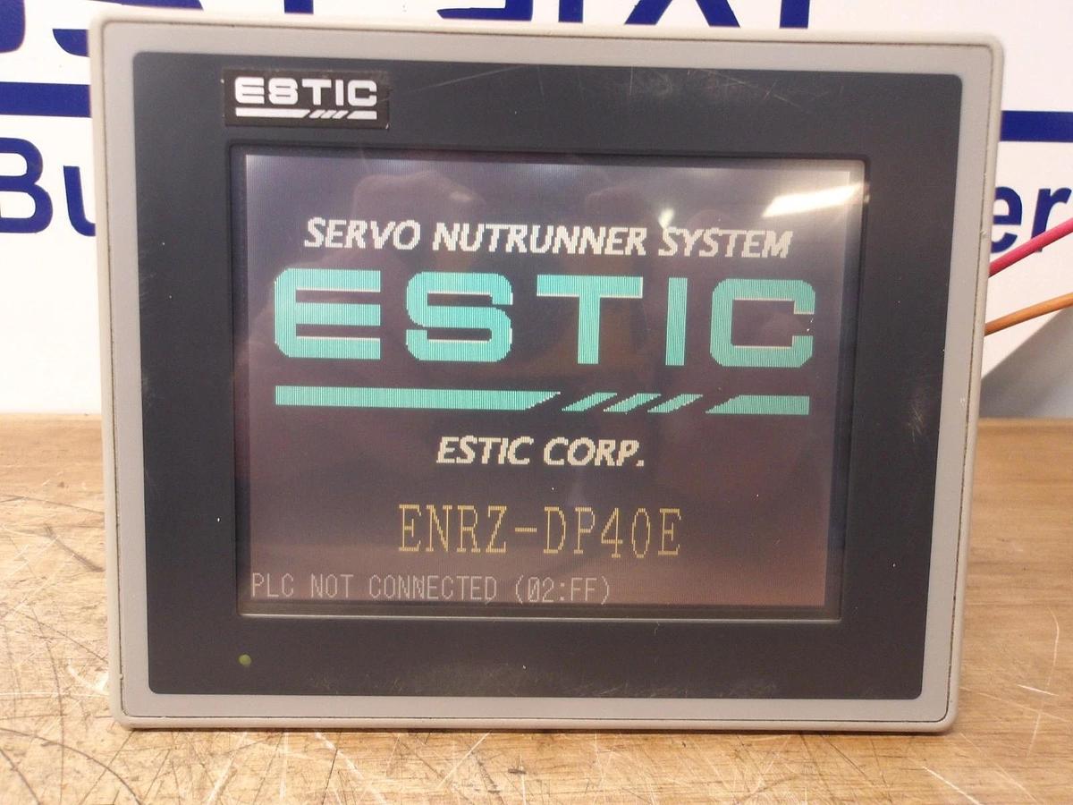 Used ESTIC ENRZ-DP40E SERVO NUTRUNNER DISPLAY, #12301156G USED
