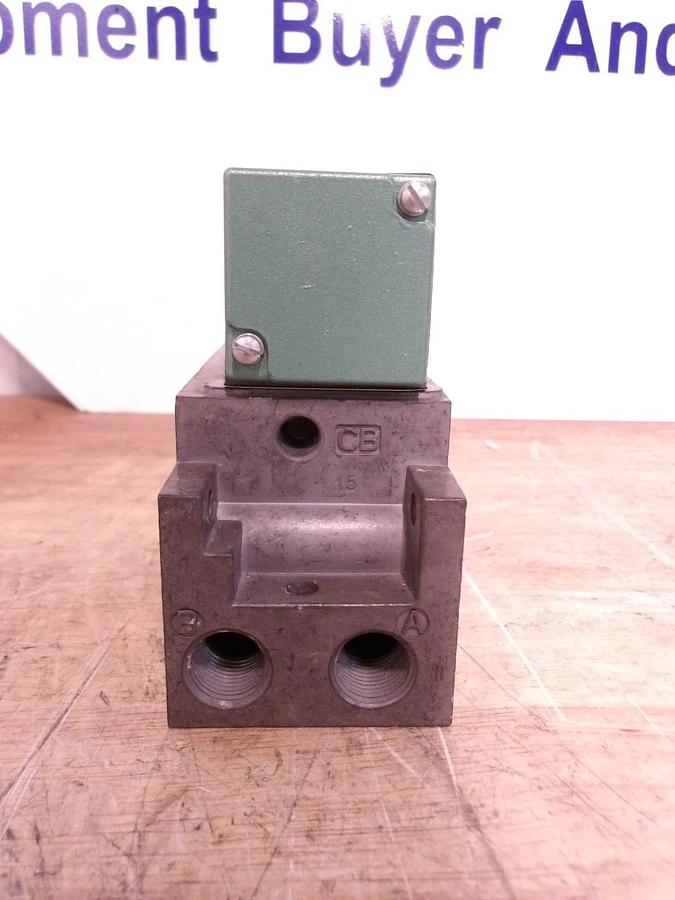 Used NUMATICS 153SA415K000030 PNEUMATIC SOLENOID VALVE, #62830G NEW