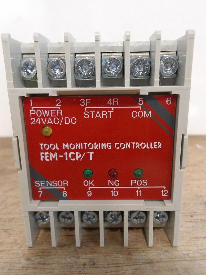 FAREAST FEM-1CP TOOL MONITORING CONTROLLER 24 V AC, #523154G NIB