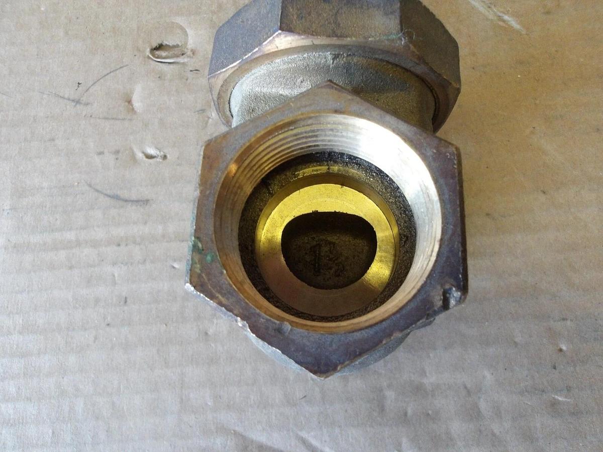 Used POWELL 1-1/2" BRASS GATE VALVE 375 (LOT OF 3) #710915G NEW