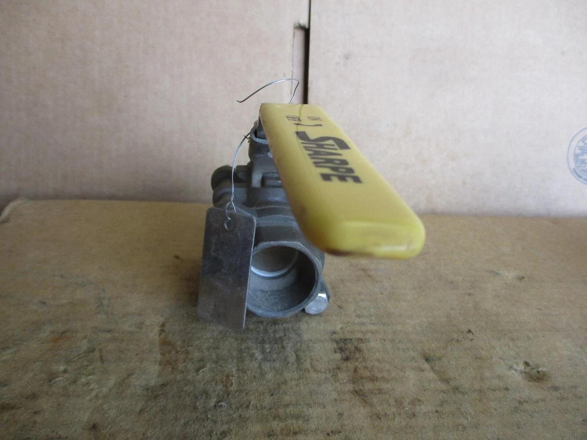 Used SHARPE 1" STEEL BALL VALVE 1000WOG, #416126J NEW