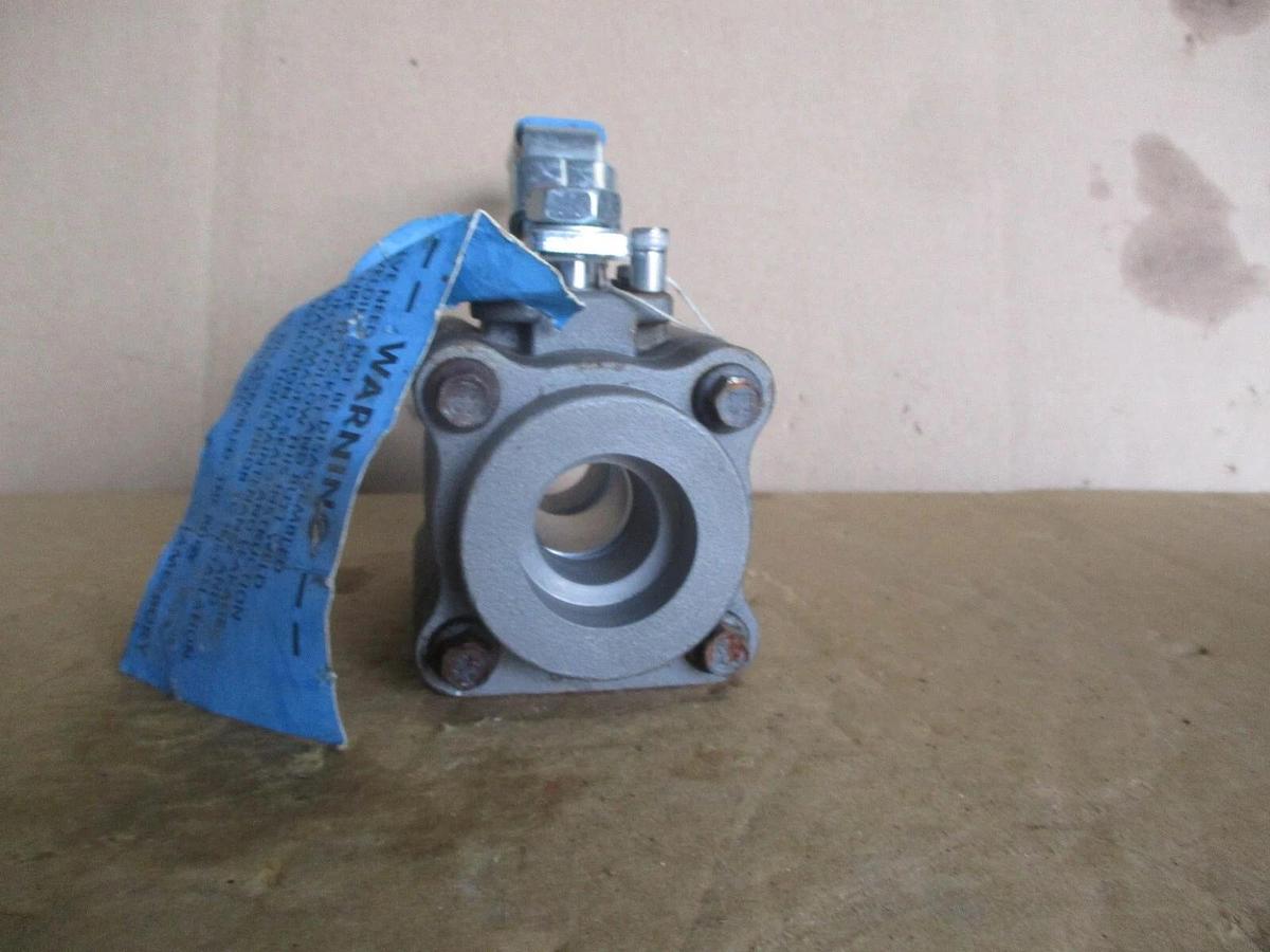 Used JAMESBURY 1" STEEL BUTT-WELD BALL VALVE, #68850J NEW