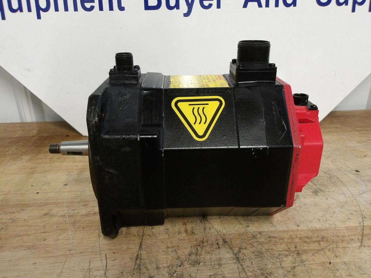 Used FANUC A06B-0235-B605 AC SERVO MOTOR, 4000 RPM, #619150G USED