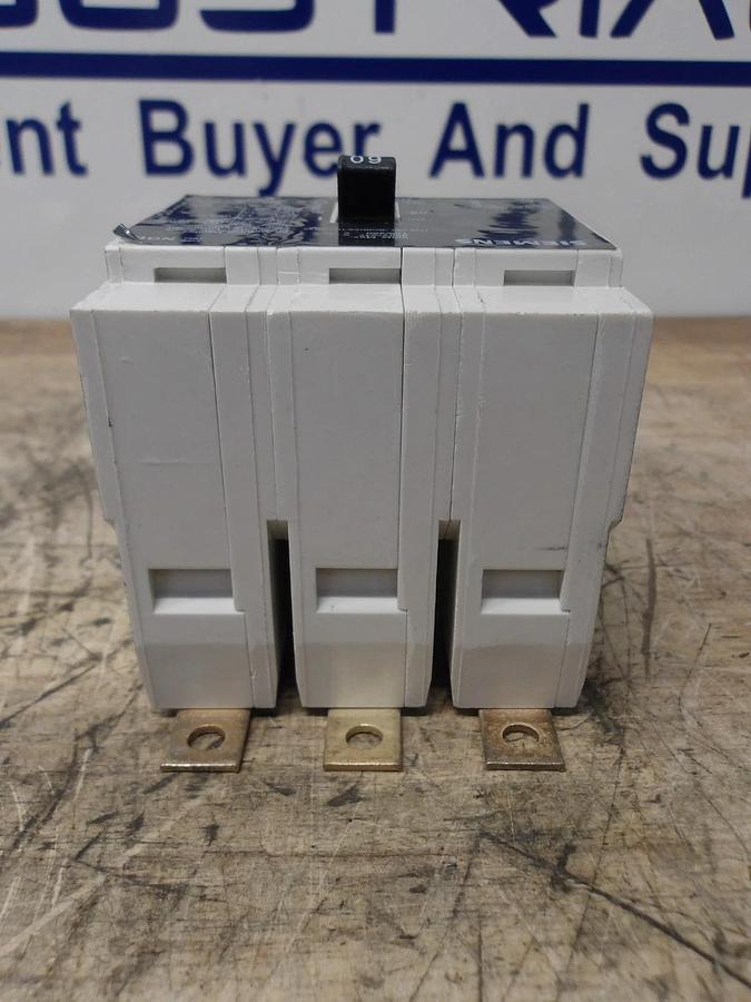 Used SIEMENS 60 AMP BREAKER 240-480/600 V, #78947G NEW