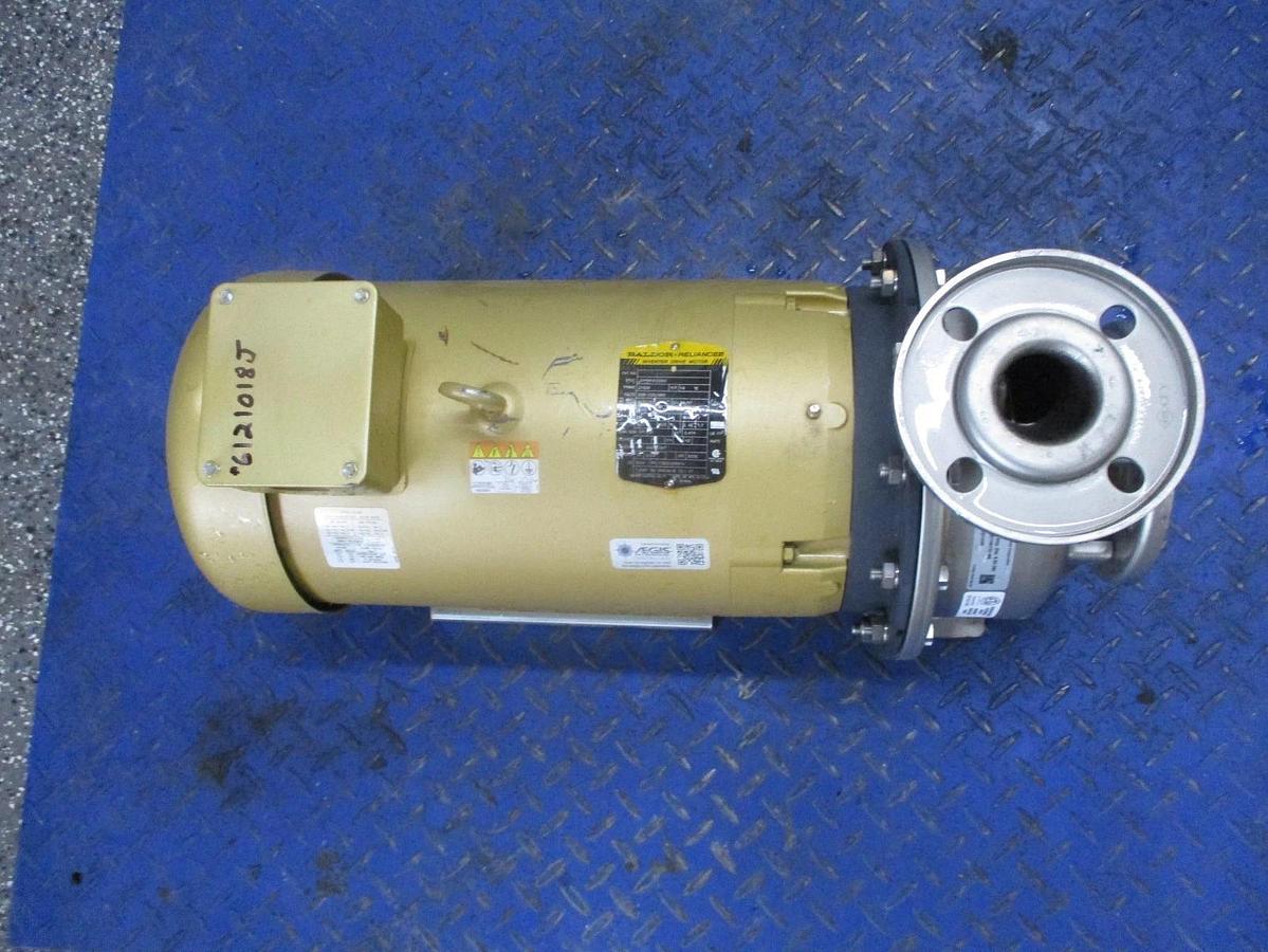 Used EBARA 2" X 2-1/2" STAINLESS 15 HP MOTOR, #6121018J NEW