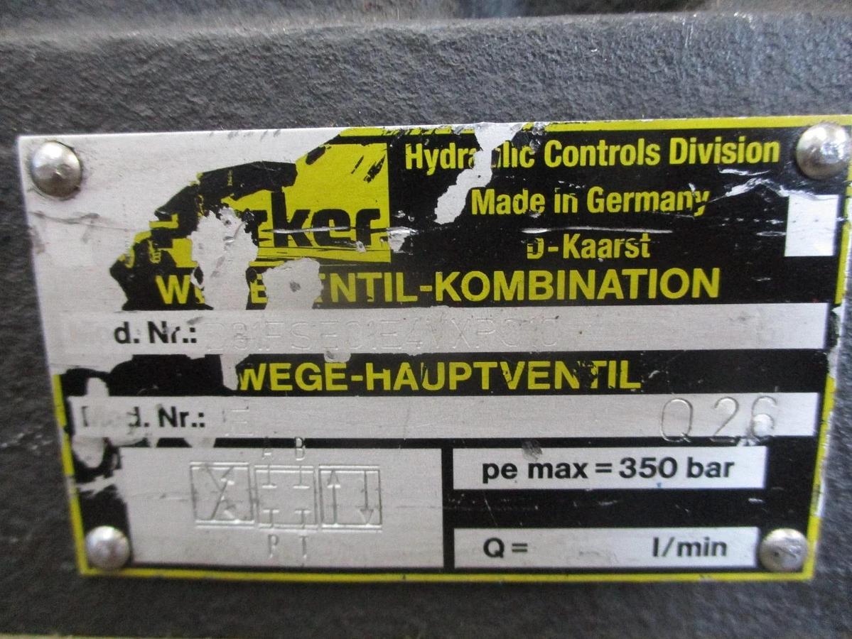 Used PARKER D81FSE01E4VXP010 PROPORTIONAL DIRECTIONAL VALVE, #828813J USED