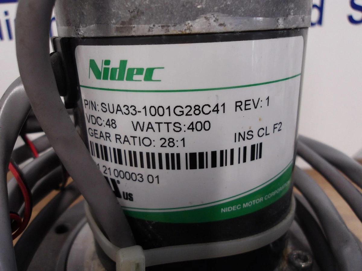 Used NIDEC SUA33-1001G28C41 DRIVE, RATIO 28:1, #527213G NEW
