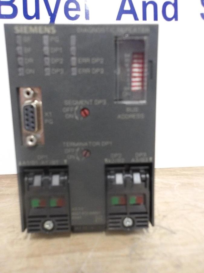 Used SIEMENS 6ES7 972-0AB01-0YA0 DIAGNOSTIC REPEATER, #4231136G NEW