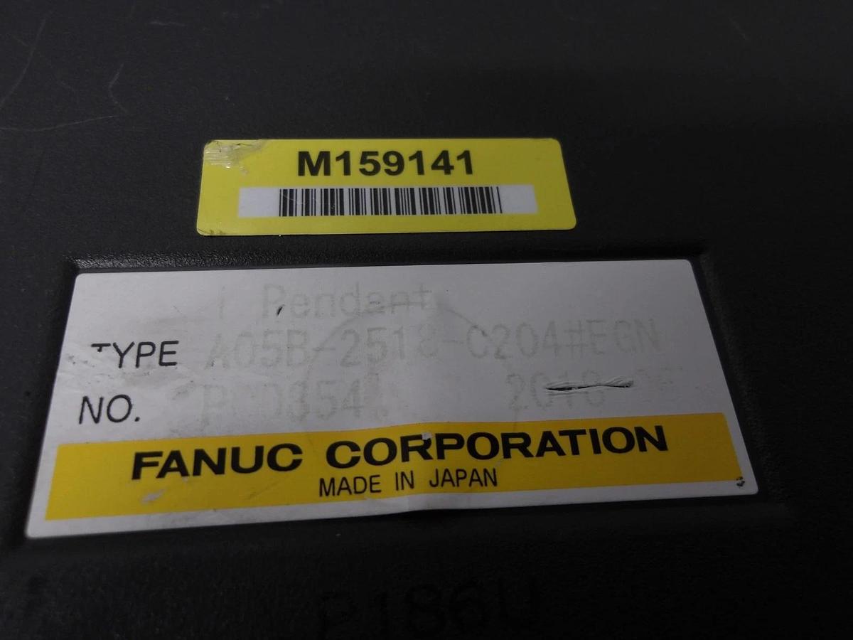 Used FANUC A05B-2518-C204 EGN TEACH PENDANT, #54238G REMANUFACTURED