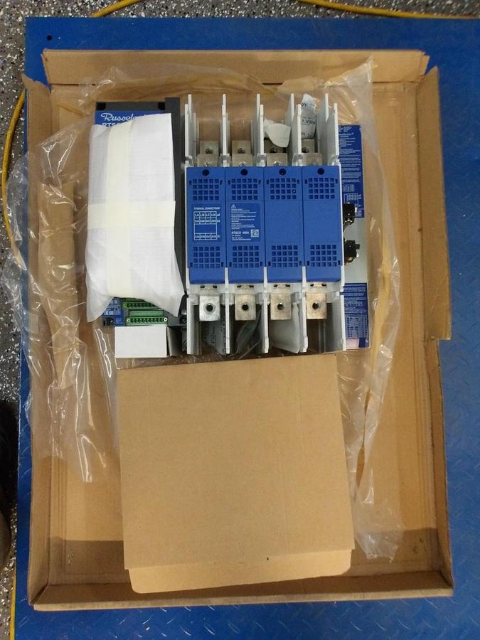 RUSSELECTRIC RTSCD TRANSFER SWITC R6A04040, 400 AMP, #1221015G NIB