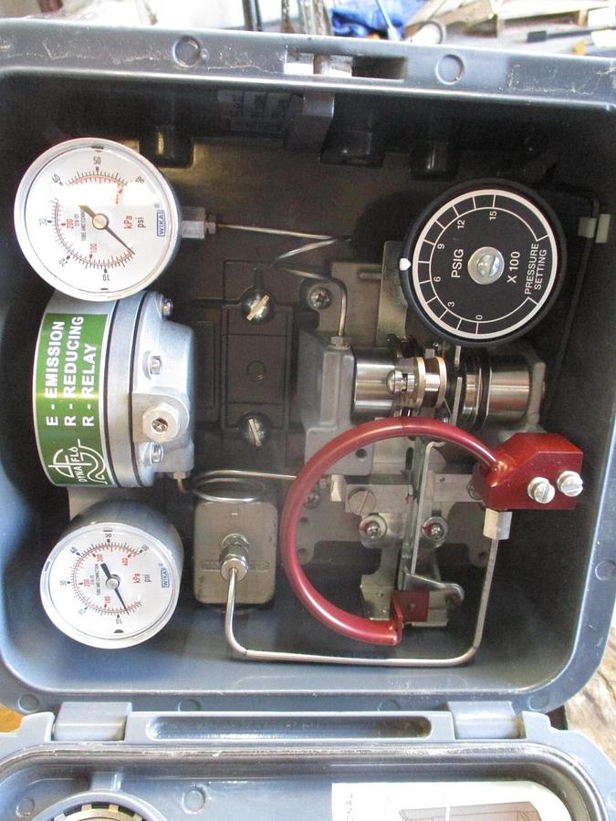 Used NORRISEAL 1" STEEL CONTROL VALVE W/ DYNA-FLO CONTROLLER, #621856J NEW