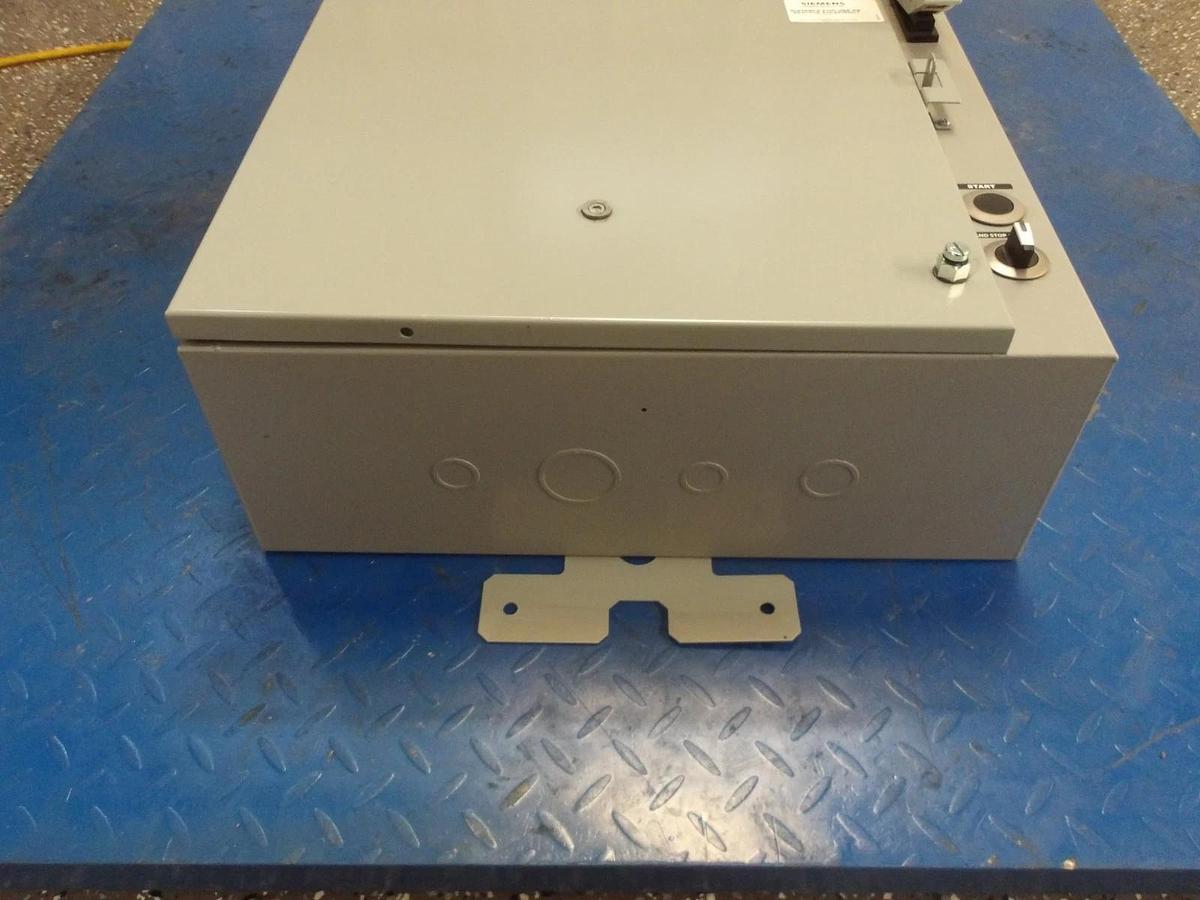 Used SIEMENS 87DUD6FC PUMP PANEL & SIZE 1 STARTER, #211903G NEW