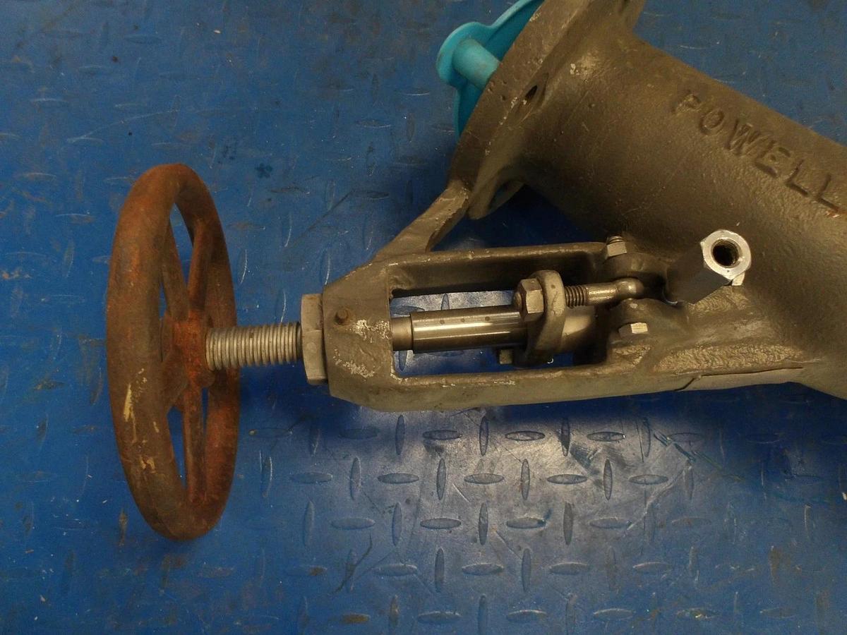 Used POWELL 3" TANK VALVE, FLANGED, #212145G REMANUFACTURED