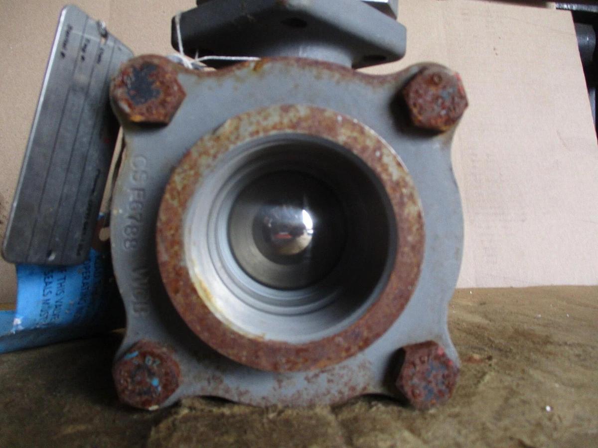 Used JAMESBURY 2" STEEL BALL VALVE, #68955J NEW (WEATHERED)