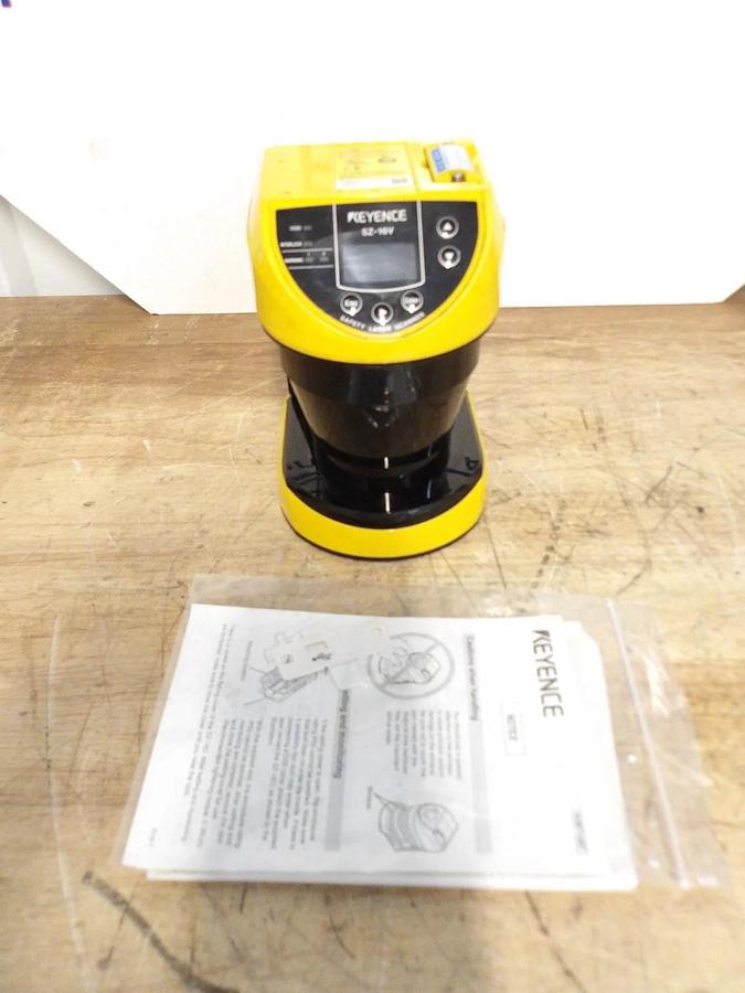 Used KEYENCE SV-16V LASER SCANNER, 24 V, #714250G PARTS ONLY