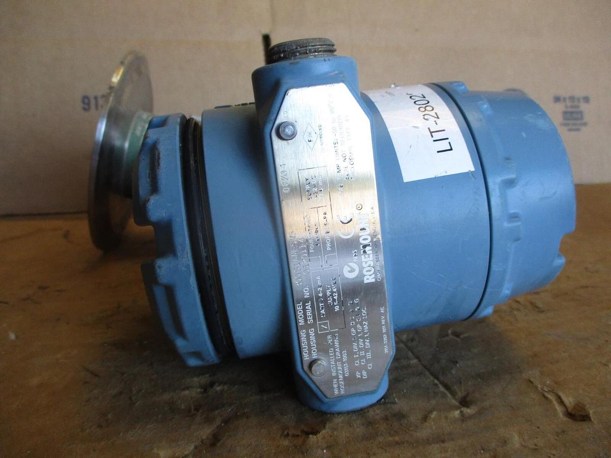 Used ROSEMOUNT 3051 PRESSURE TRANSMITTER, #971133J USED