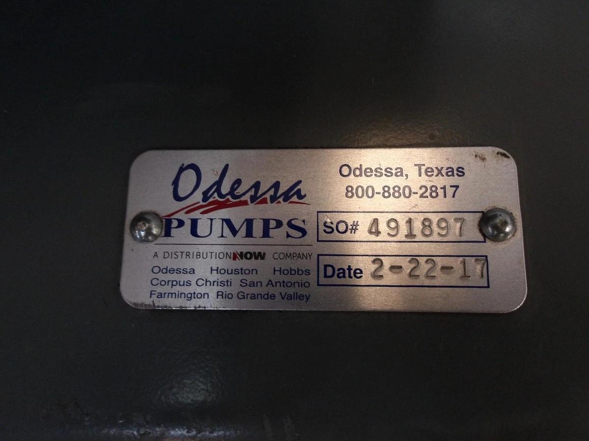 Used ROPER 1-1/2" PUMP W/ 5 HP MOTOR, #1111918G NEW