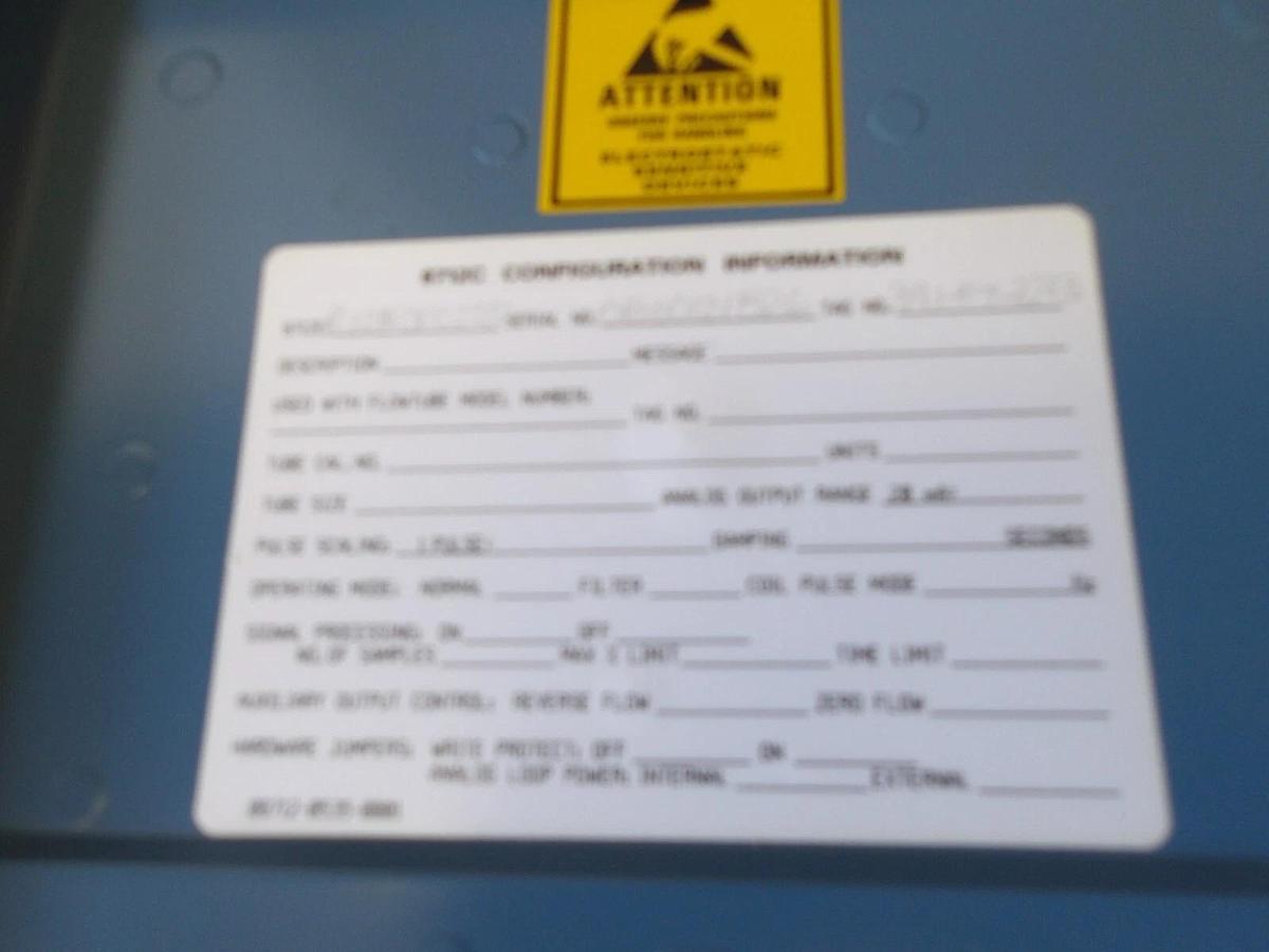 Used ROSEMOUNT 8712CR12 MAGNETIC FLOW TRANSMITTER, #627326G USED