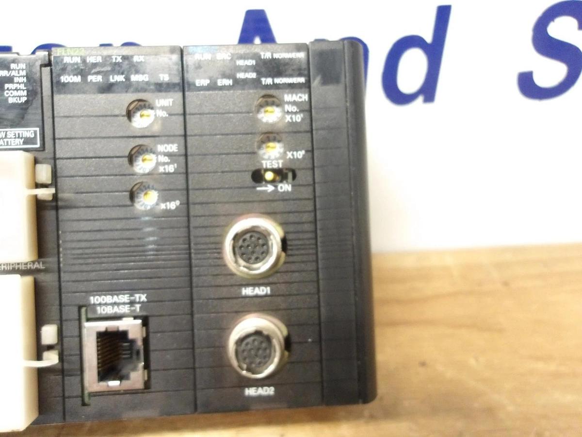 Used OMRON RACK W/ CPU & CARDS CJ1W-PD025, #22157G USED
