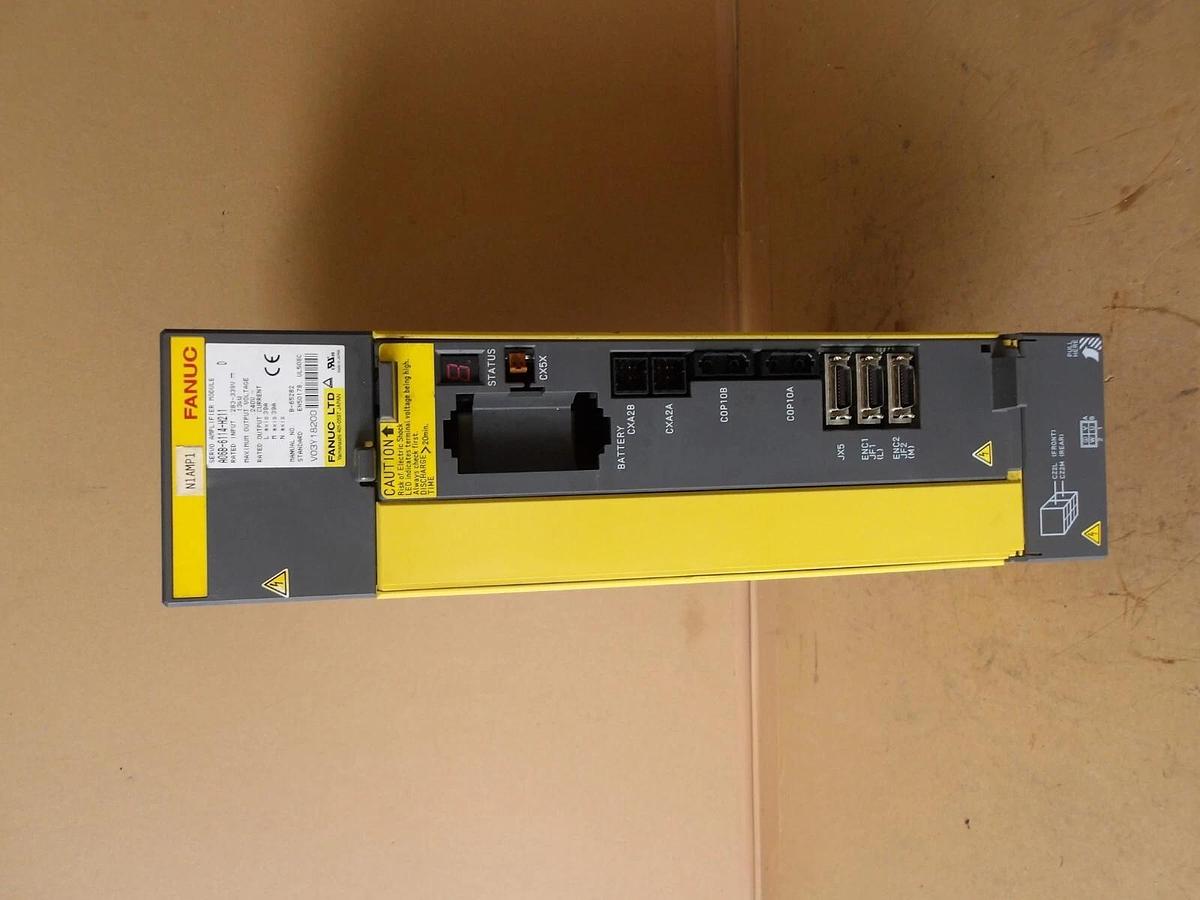 Used FANUC A06B-6114-H211 SERVO AMPLIFIER MODULE, #6181152G USED