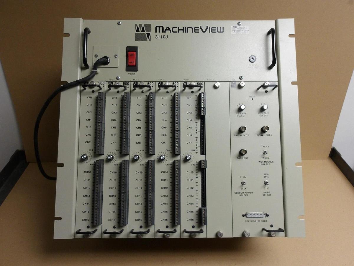 Used CSI MACHINE VIEW 3110J BACK+CARDS, #4251015G USED