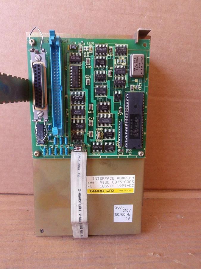 Used FANUC A13B-0073-C003-AD-H004 INTERFACE ADAPTER UNIT, #11111017G USED