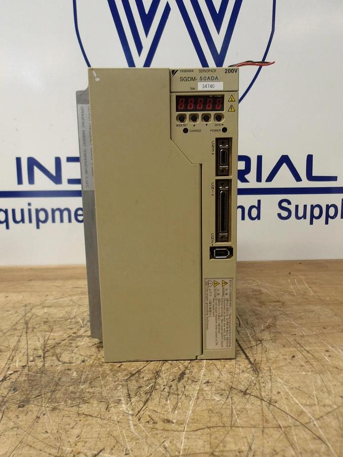 Used YASKAWA SGDM-50ADA SERVO PACK, #1230840G USED