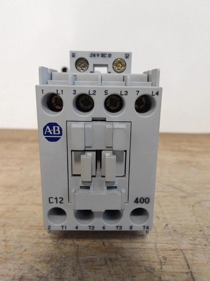 ALLEN BRADLEY 100-C12DJ400 CONTACTOR, 4 POLE, #57151G NIB