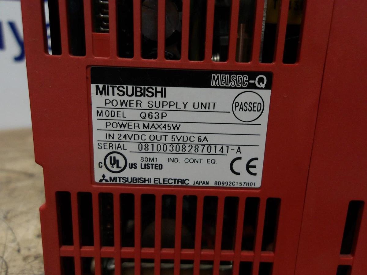 Used MITSUBISHI PLC RACK & CARDS Q02HCPU, #116247G USED