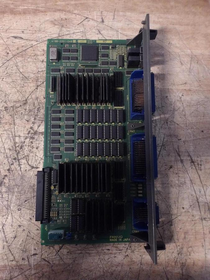 Used FANUC A16B-2201-0480/04C000008 I/O PROCESS MODULE, #55905G USED