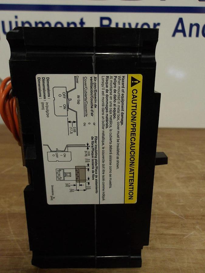 SQUARE D 60 AMP BREAKER 600/250 V, #2211025G NIB