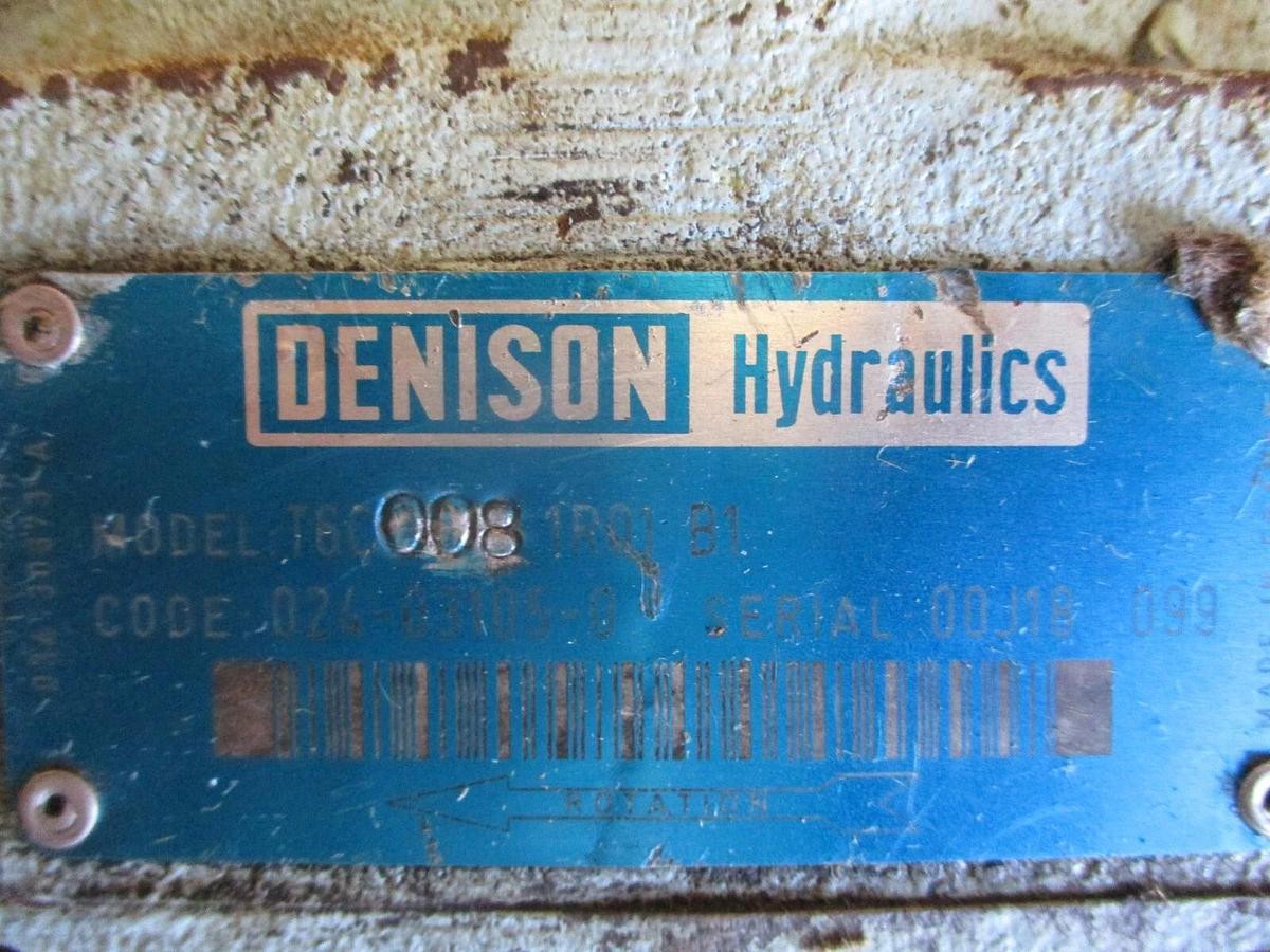 Used DENISON T6C HYDRAULIC PUMP, #422255J PARTS ONLY