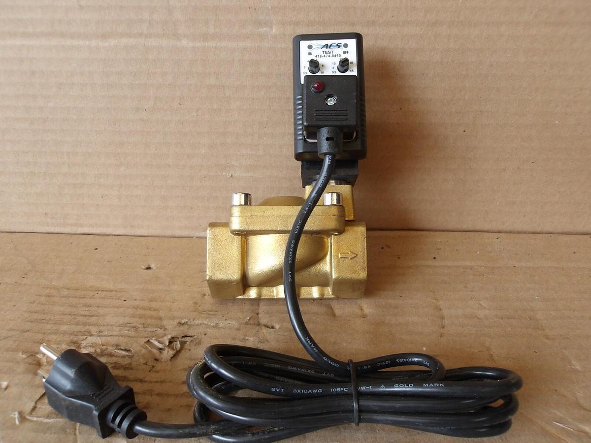 Used AES S3153 TIME DELAY SOLENOID VALVE 1", #851156G NEW