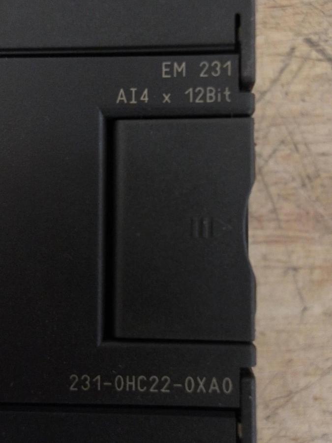 Used SIEMENS IP6ES7-231-OHC22-OXAO INPUT ANALOG MODULE, #521121G NEW
