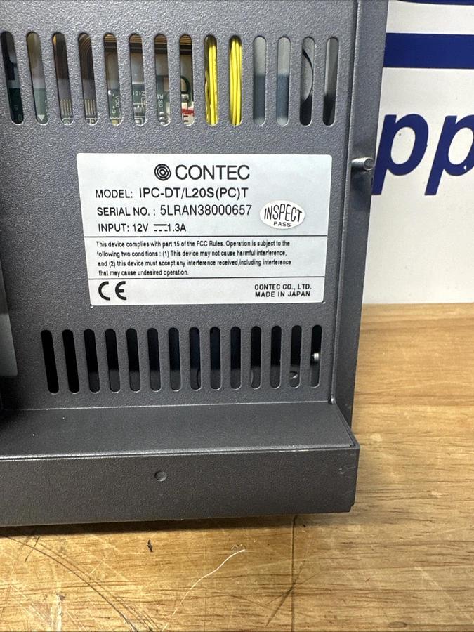 Used Contec Screen IPC-POA200/12-01, IPC-DT/L20S(PC)T. Nice Used Takeout! #1217517P