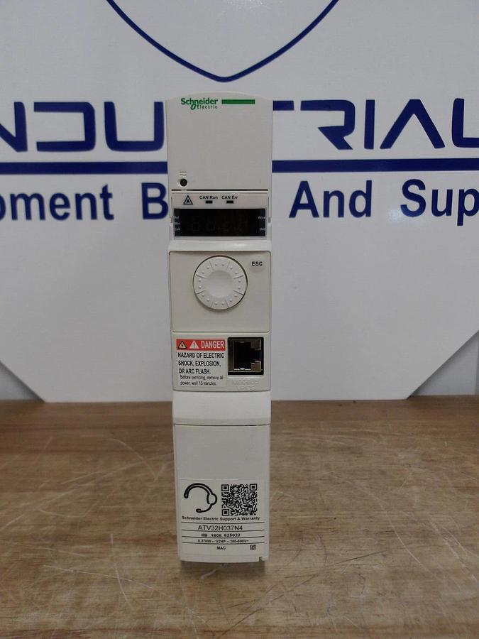 SCHNEIDER ALTIVAR ATV32H037N4 CONTROLLER 0.37KW-1/2 HP, #3101210G NIB