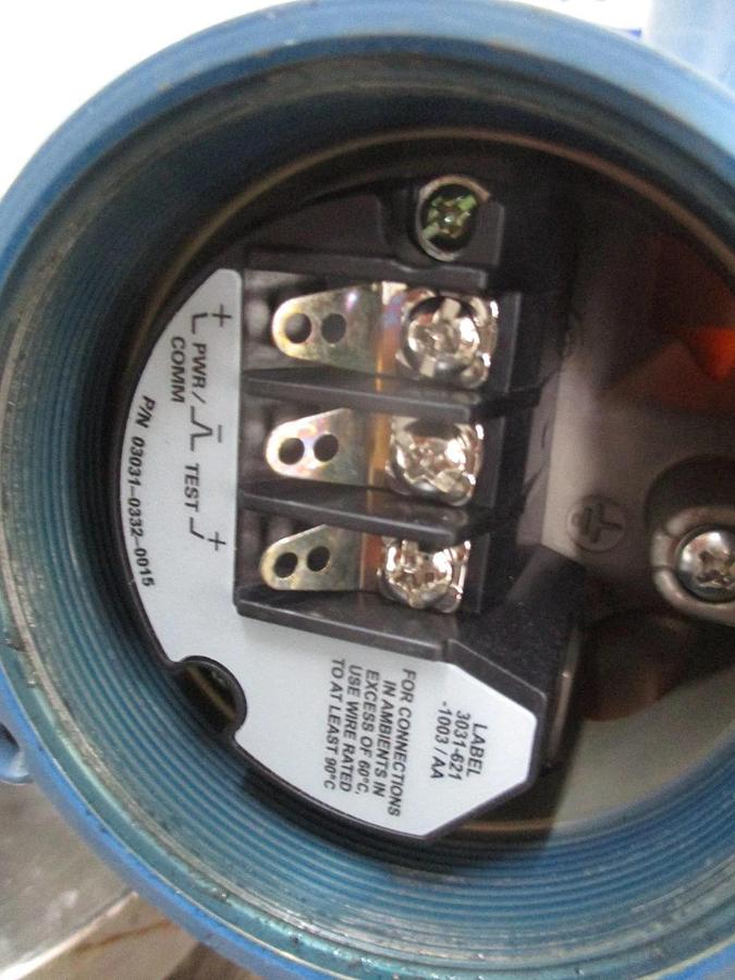 Used ROSEMOUNT 3051 PRESSURE TRANSMITTER W/ FLANGE, #35318J NEW